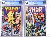 2PC MARVEL COMICS THOR #158 #1