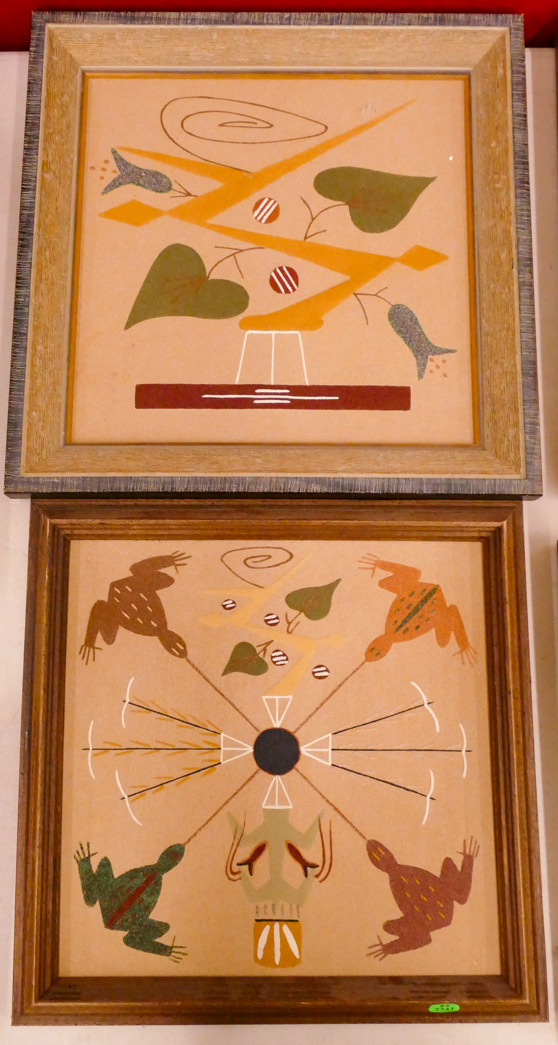 2pc Masquat Navajo Sand Paintings
