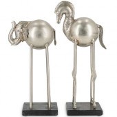 (2PC) MID CENTURY ANIMAL SCULP