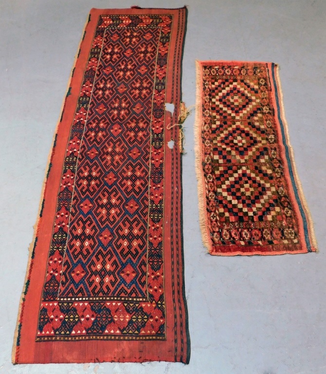2PC MIDDLE EASTERN BAG FACE RUGS