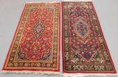 2PC MIDDLE EASTERN FLORAL RUGS