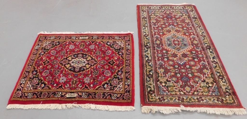 2PC MIDDLE EASTERN FLORAL THROW