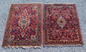 2PC MIDDLE EASTERN RED RUGS Mi