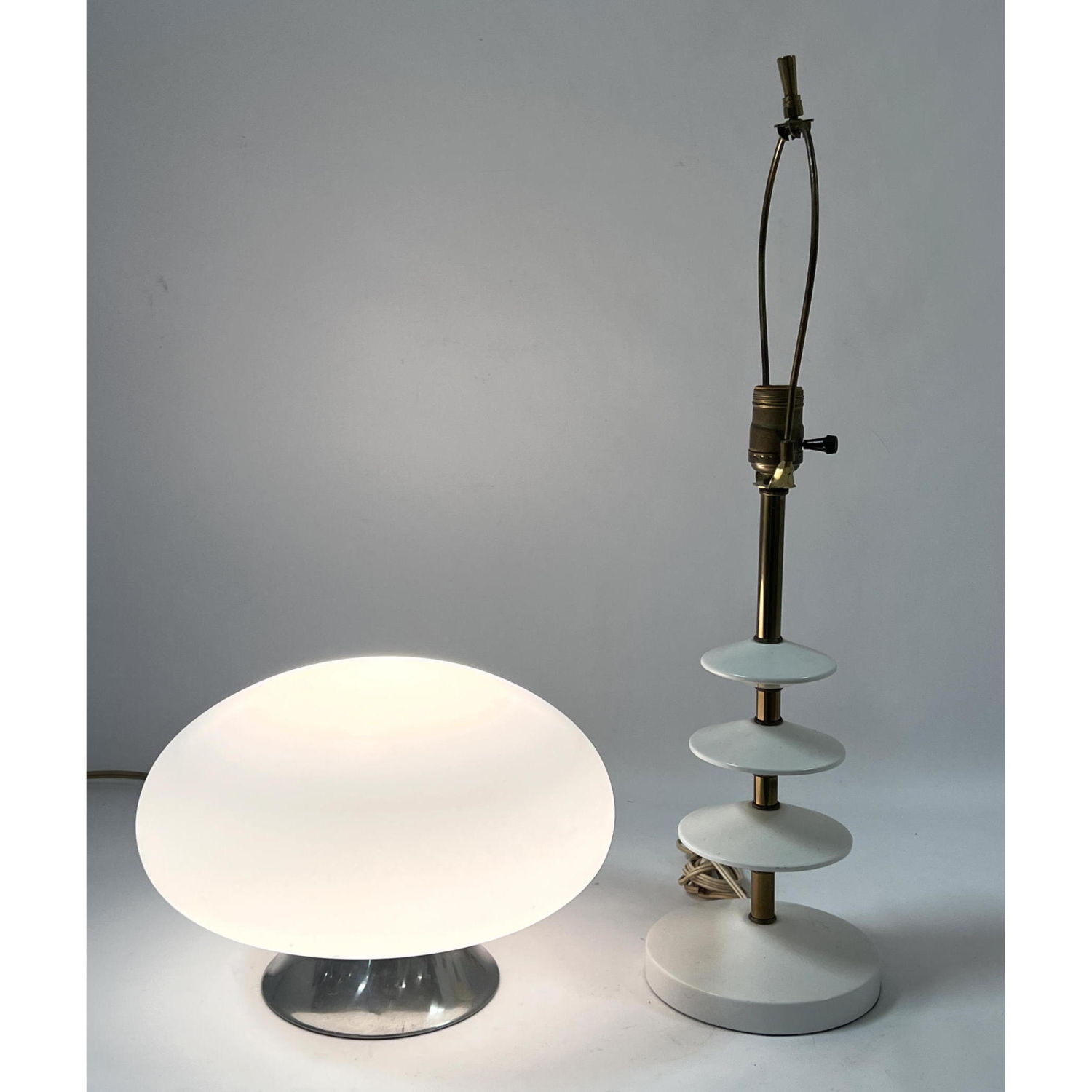 2pc Modernist Table Lamps. One