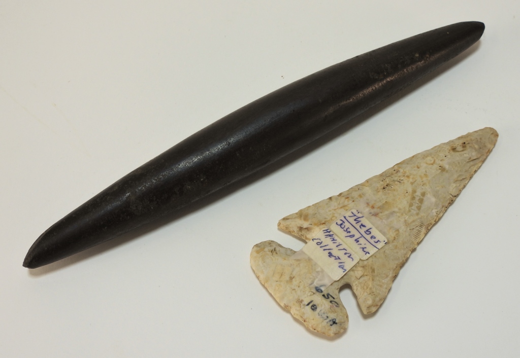 2PC NATIVE AMERICAN INDIAN STONE
