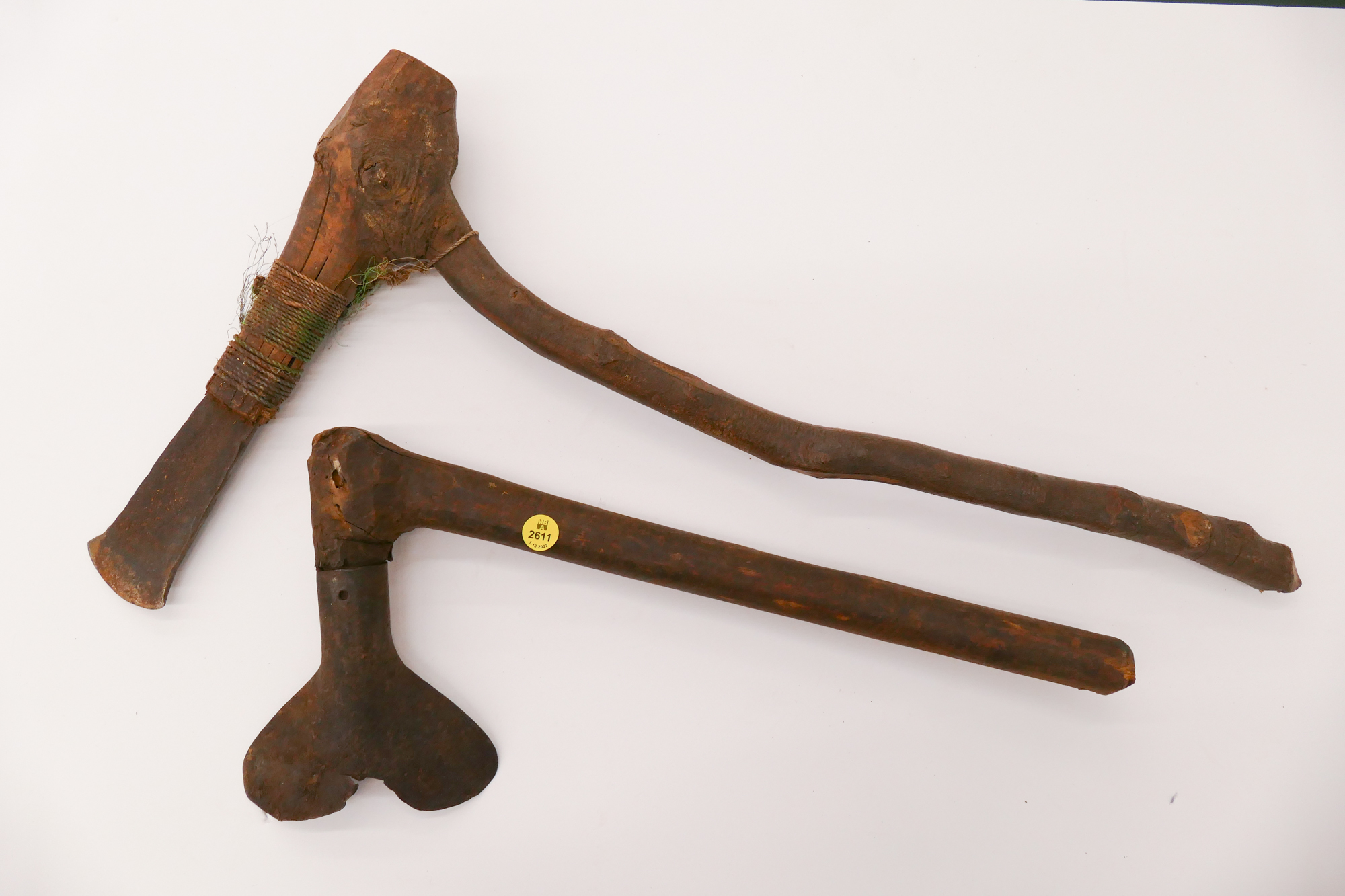 2pc Old African Elbow Adze- 18''
