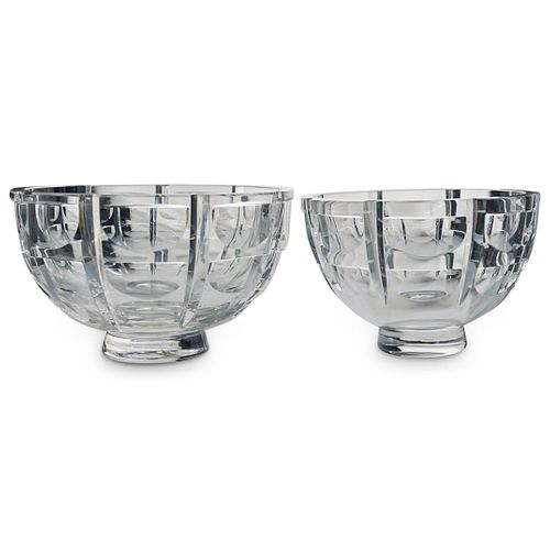 (2PC) ORREFORS CRYSTAL "THOUSAND