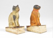 2PC PAINTED COMPOSITION CAT DO