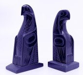 2pc Pat Dixon Eagle Argillite