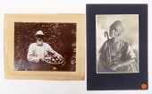 2pc Photographs of African Lad
