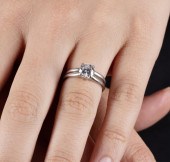 2PC PLATINUM & DIAMOND ENGAGEM
