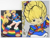 2PC RAINBOW BRITE FAN ART ORIG