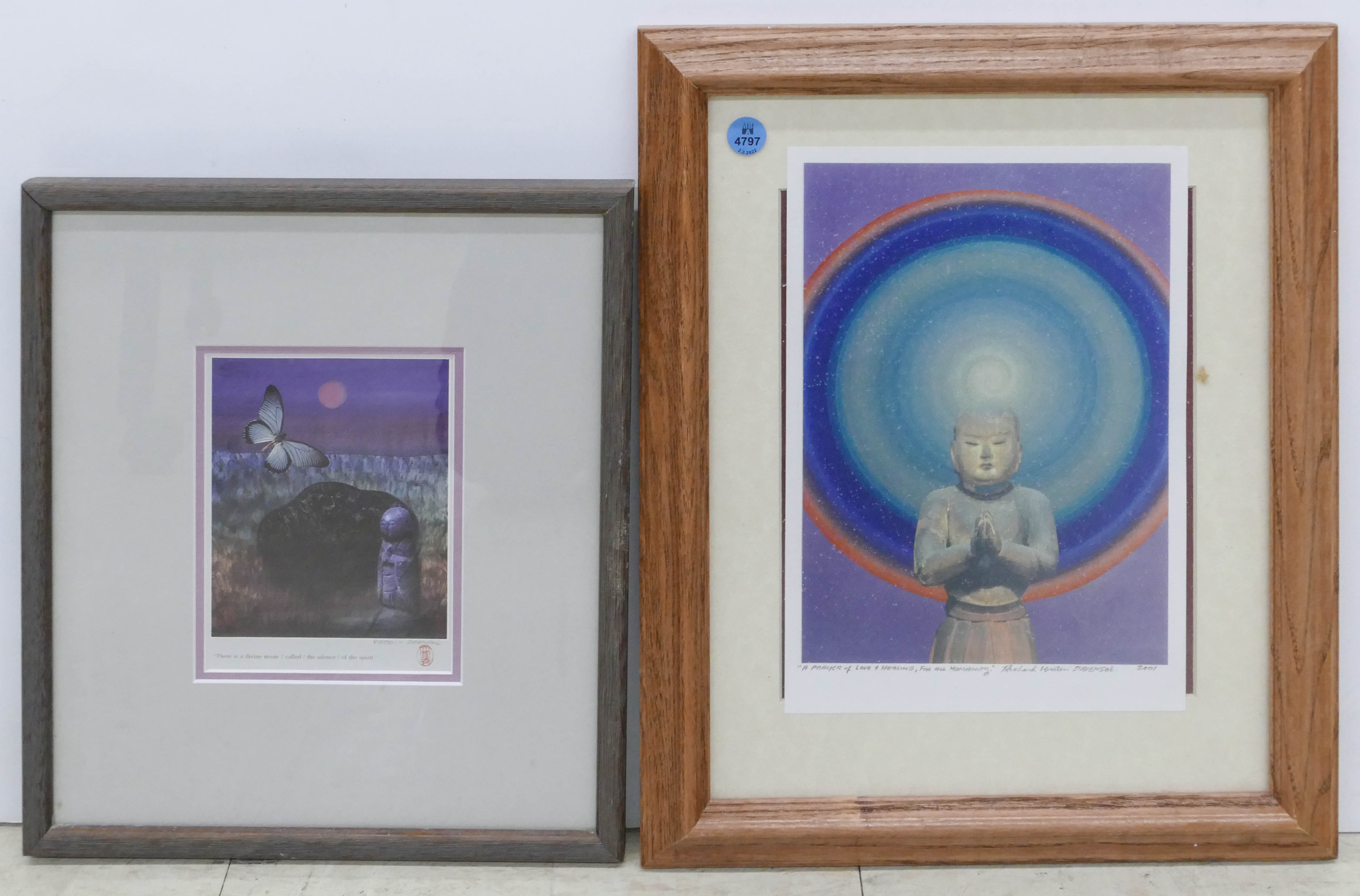 2pc Richard Kirsten Small Prints