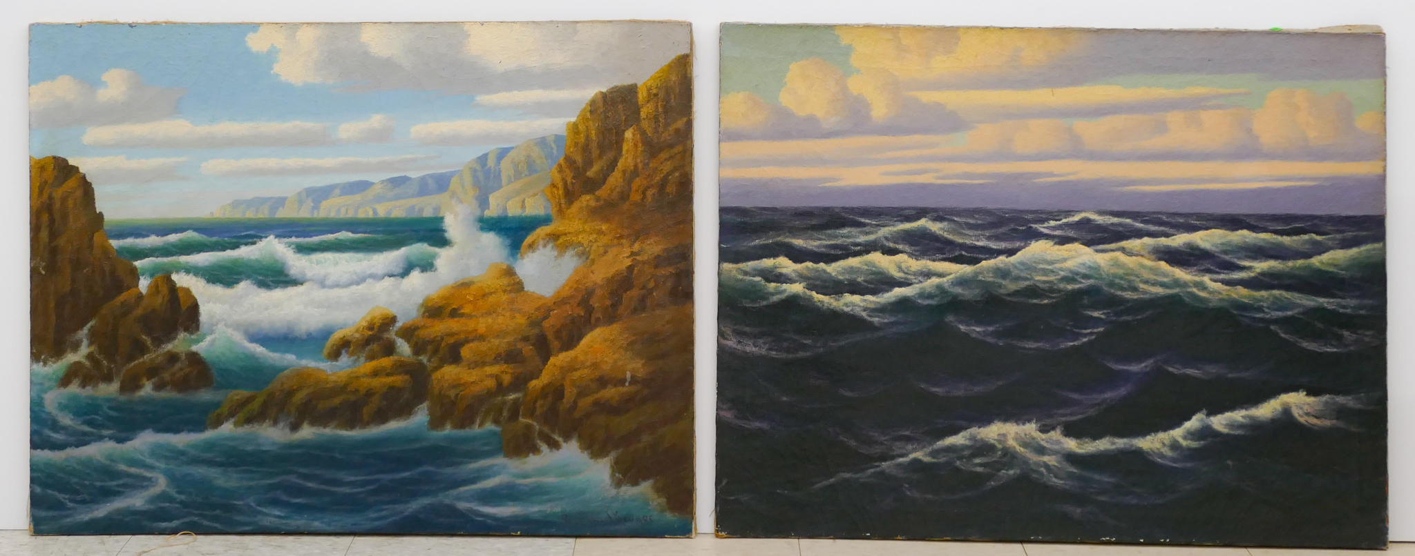 2pc Richard Kruger (1875-1965