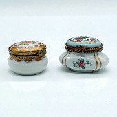 2PC ROCHARD LIMOGES PORCELAIN