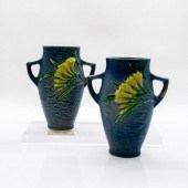 2PC ROSEVILLE POTTERY FREESIA