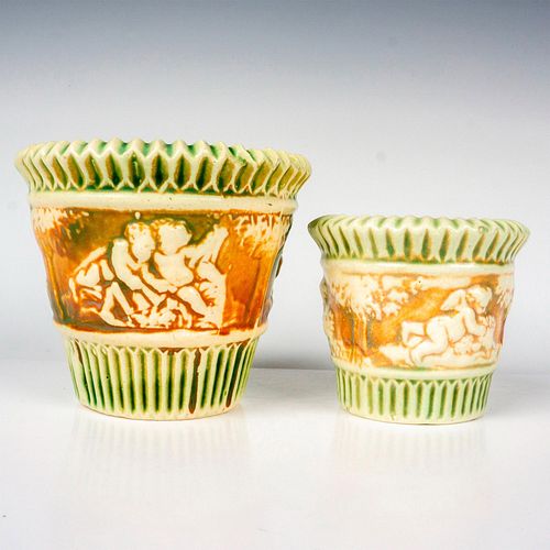 2PC ROSEVILLE POTTERY VASES,