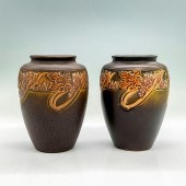 2PC ROSEVILLE POTTERY VASES, R