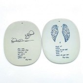 2PC ROYAL COPENHAGEN FAJANCE P
