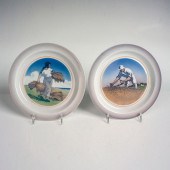 2PC ROYAL COPENHAGEN PORCELAIN