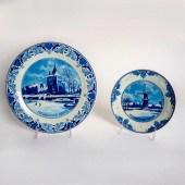 2PC ROYAL DELFT DECORATIVE WAL