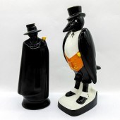 2PC ROYAL DOULTON DECANTERS, B
