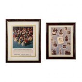2PC ROYAL DOULTON FRAMED ADVER