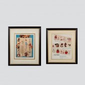 2PC ROYAL DOULTON FRAMED ADVER