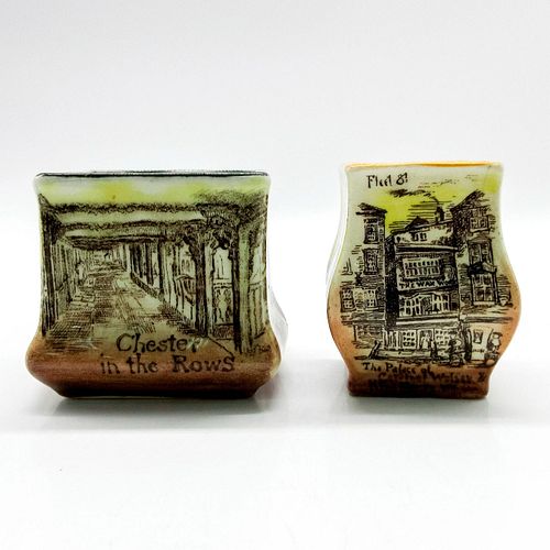 2PC ROYAL DOULTON SCENIC