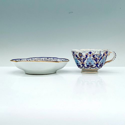 2PC ROYAL VIENNA TEACUP AND