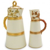 (2PC) ROYAL WORCESTER PORCELAI