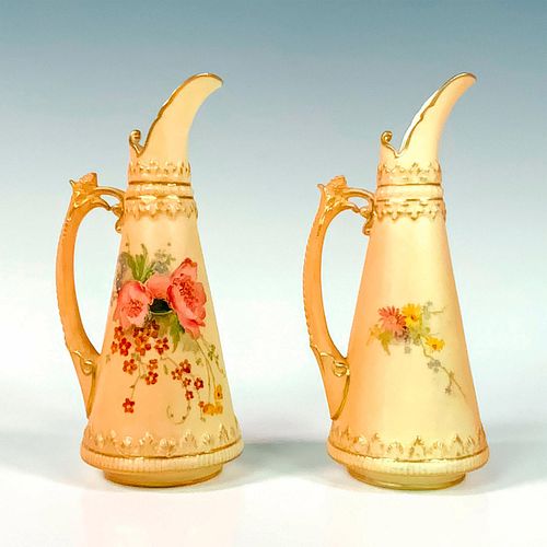 2PC ROYAL WORCESTER PORCELAIN