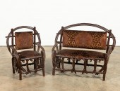 2PC RUSTIC ADIRONDACK CHILD'S
