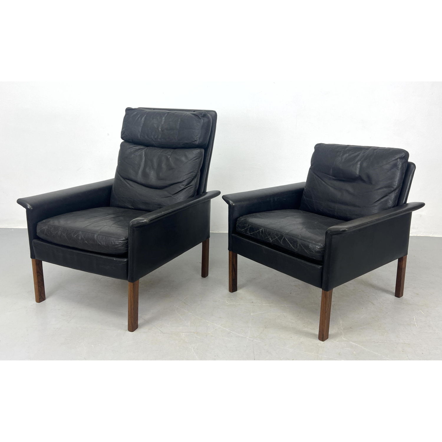 2pc Scandinavian Rosewood and