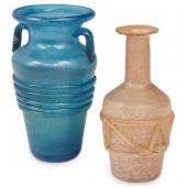 (2PC) SEGUSO STYLE SCAVO GLASS
