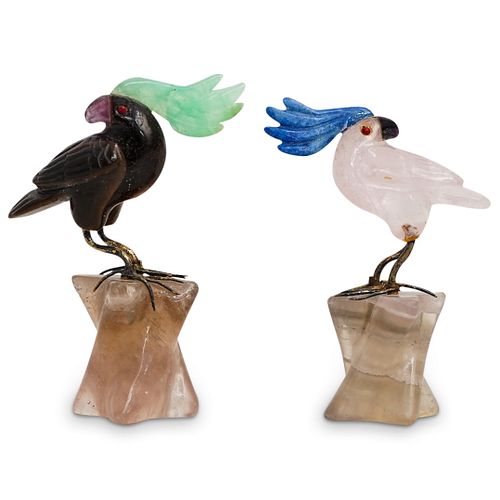 (2PC) SEMI-PRECIOUS STONE