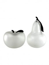 2PC SET ITALIAN FROSTED GLASS