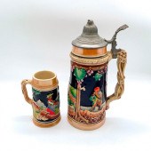 2PC SET OF VINTAGE GERMAN CERA