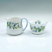2PC SHELLEY BONE CHINA SUGAR B