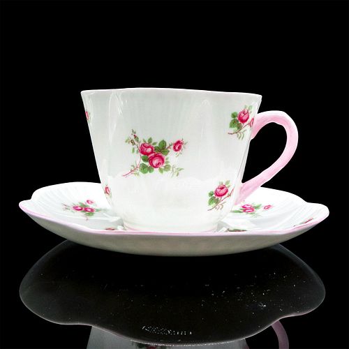 2PC SHELLEY ENGLAND COFFEE CUP