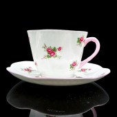 2PC SHELLEY ENGLAND COFFEE CUP