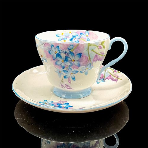2PC SHELLEY ENGLAND CUP AND SAUCER,