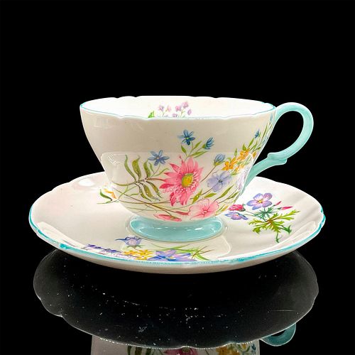 2PC SHELLEY ENGLAND CUP AND SAUCER,