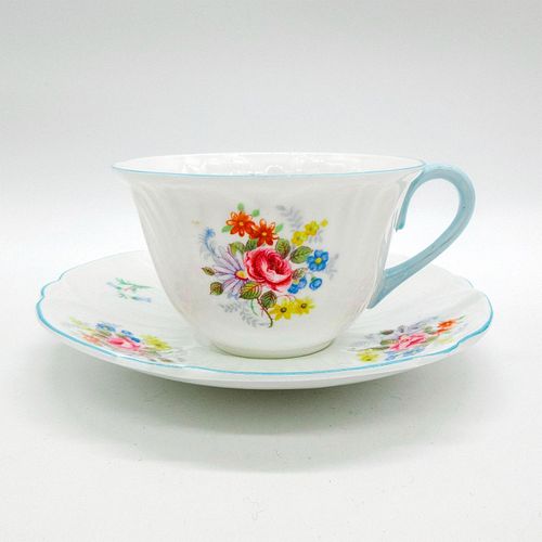 2PC SHELLEY ENGLAND CUP AND SAUCER,