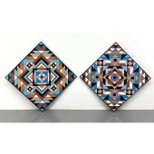 2pc Square J.H. HENIG Geometri
