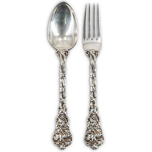 (2PC) STERLING SILVER GRAPE CLUSTER