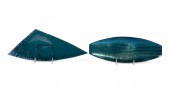 2PC STUDIO GLASS IRIDESCENT PU