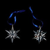 2PC SWAROVSKI CRYSTAL CHRISTMA