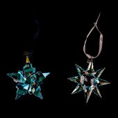2PC SWAROVSKI CRYSTAL CHRISTMA