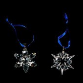 2PC SWAROVSKI CRYSTAL CHRISTMA